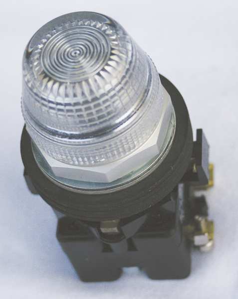 Eaton Pilot Light Complete Unit, LED, Clear HT8HFCF7