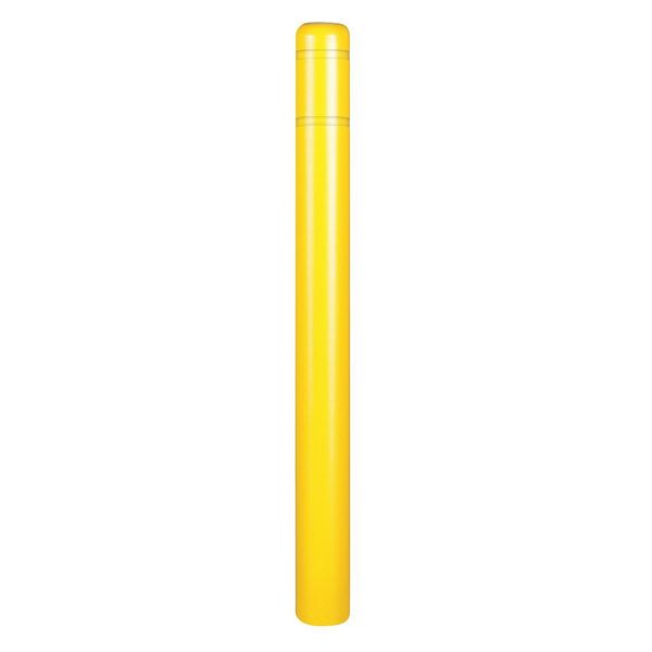 Zoro Select Post Sleeve, 4-1/2 In Dia., 64 In H, Yellow CL1385EE