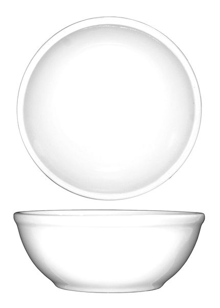 Iti Nappie Bowl, 16 oz., Ceramic European White PK36 DO-15