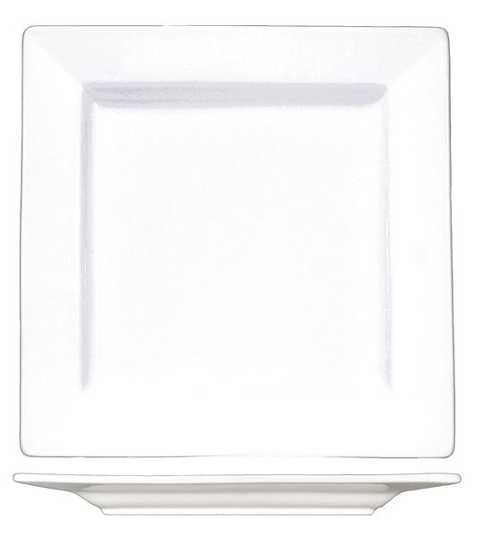 Iti Plate, 7-1/4", Ceramic Bright White PK24 EL-7