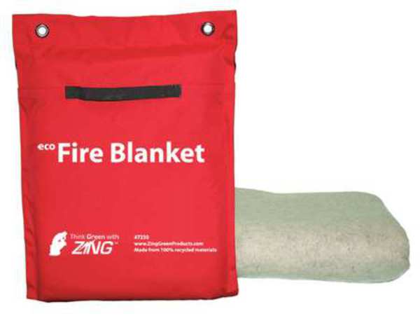 Zing Fire Blanket and Tote, Synthetic Fiber 7230