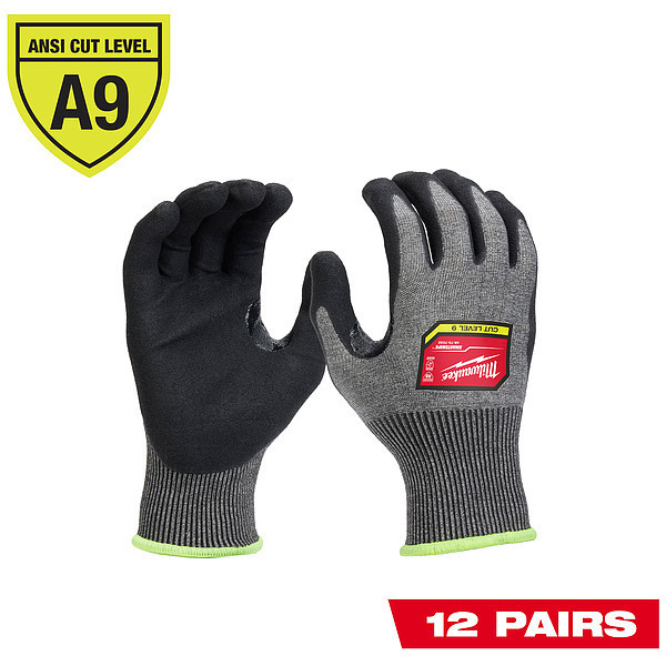 Milwaukee Cut Resistant High-Dexterity Polyurethane Dipped Gloves