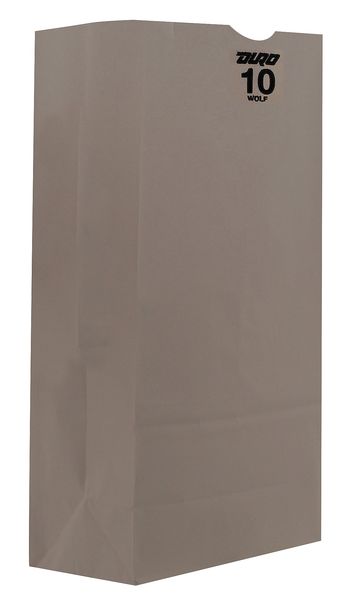 Zoro Select Grocery Bag Flat Bottom 10# White, Pk500 51030