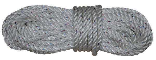 5/8 Double Braided Nylon Rope, Black, 150 ft