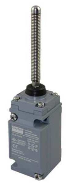 Dayton Heavy Duty Limit Switch, Wobble Stick, SPDT, 10A @ 600V AC, Actuator Location: Top 12T833