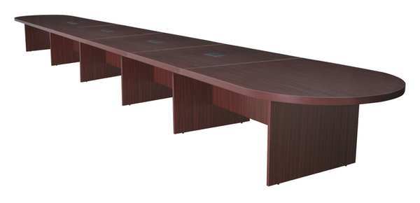 Regency Race Track Legacy Modular Conference Tables, 288 X 52 X 29, Wood Top, Mahogany LCTRT28852MH