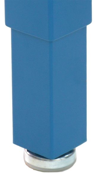 Benchpro Pull-Pin Leg Ex tender, 6Wx6Dx8H, Blue, PK4 LP