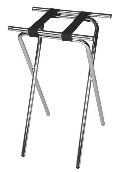 Csl Deluxe Steel Tray Stand, Chrome, PK6 1053C