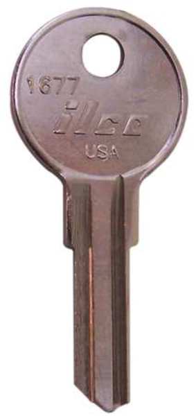 Kaba Ilco Key Blank, Brass, 1677, PK10 1677