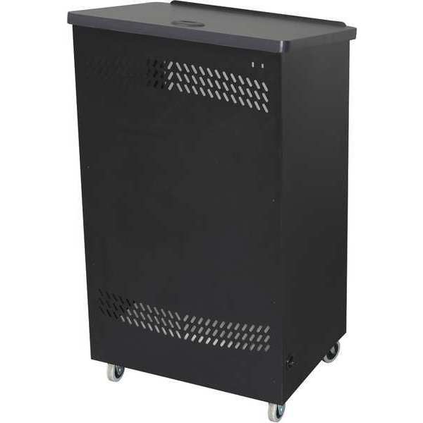 Datum Storage Mobile Podium, Black/Black Top ML100