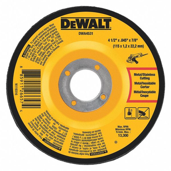 Dewalt General Purpose Cutting Wheels DWA4531