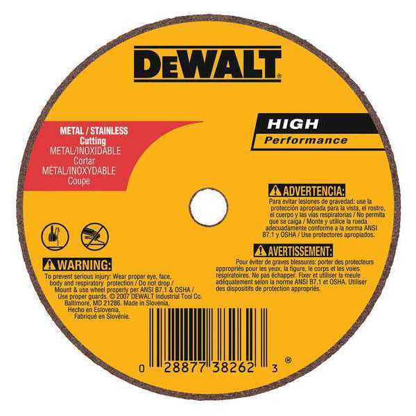 Dewalt 2-1/2" x .035" x 3/8" A60T long life wheel DW8700