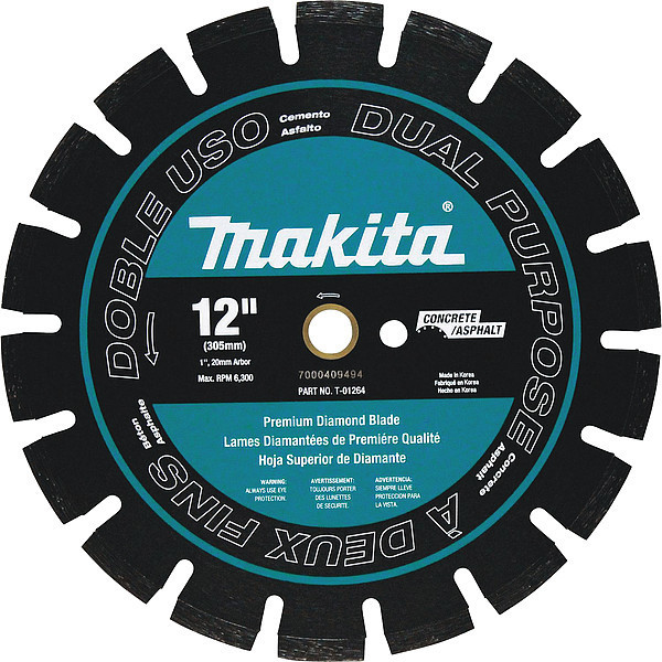 Makita Diamond Blade, Segmented, Dual Purpose, 12" T-01264