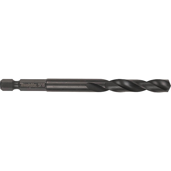 Makita Drill Bit, Black Oxide, 5/16", 1/4" Hex A-97829