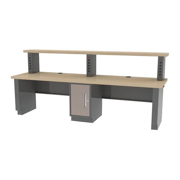Greene Manufacturing Pre Engineered Work Stations, 30" D, 108" W, 47-1/2" H, Maple, Hardwood DT-9AJA-Z