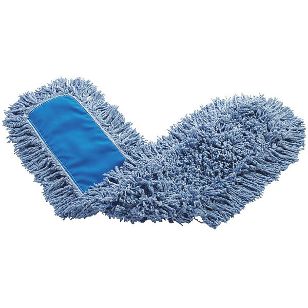 Rubbermaid Commercial 36 in L Dust Mop, Looped-End, Blue FGJ25500BL00