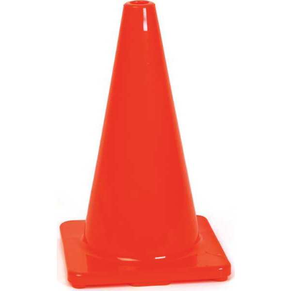 Hy-Ko Safety Cone, Flexible PVC, 18", PK6 SC-18