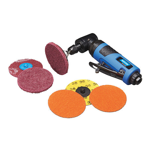 Norton Abrasives 2" .45 HP 22000 RPM Mini Angle Air Sander Kit 66261150077