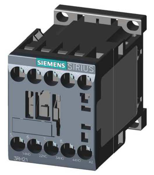 Siemens IEC Control Relay, 3NO/1NC, 125VDC, 10A 3RH21311BG40