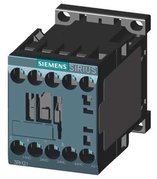 Siemens IEC Control Relay, 4NO, 24VAC, 10A 3RH21401AB00