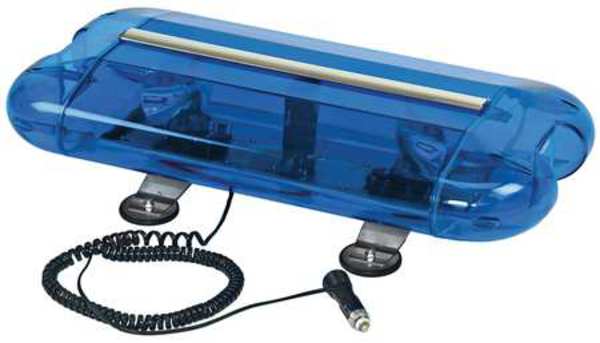 Wolo Mini Light Bar, 24" L, Blue 3555M-B