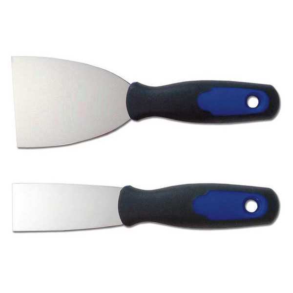 Westward Putty Knife/Scraper Set, 1-1/2, 3" W, 2 Pc. 13A687