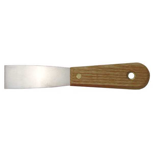 Westward Putty Knife, Stiff, 1-1/4", Carbon Steel 13A670