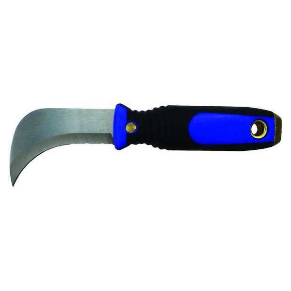 Linoleum Knife, Curved, For Cutting Linoleum and Vinyl Tile,  Multi-Component, 8 in L