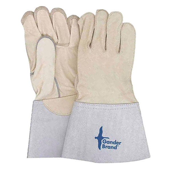 Bdg Grain Leather Utility Glove Gauntlet Outseam Sewn, Shrink Wrapped, Size XL 64-1-3505-12-K