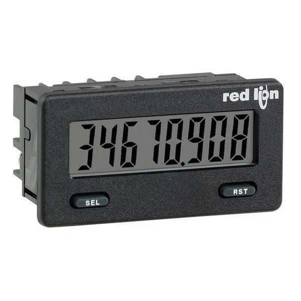 Red Lion Controls Counter, Red LED, 6 Digits, 2.25" D LD4006P0