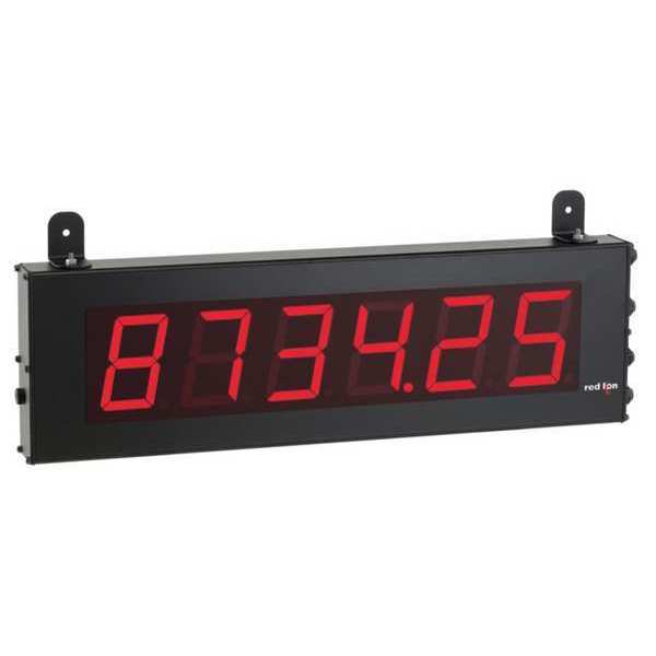 Red Lion Controls Counter, LCD, 8 Digits, 1.51" D CUB4L820