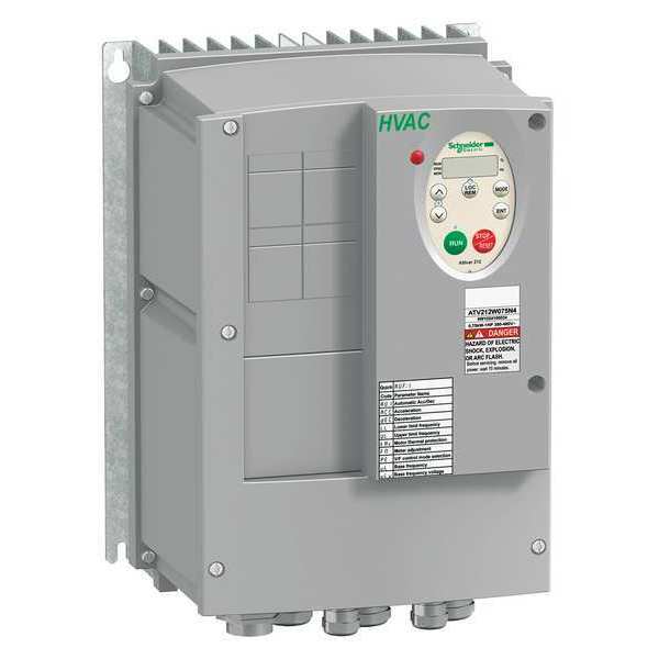 Schneider Electric Variable Frequency Drive, 2 HP, 400-480V ATV212WU15N4