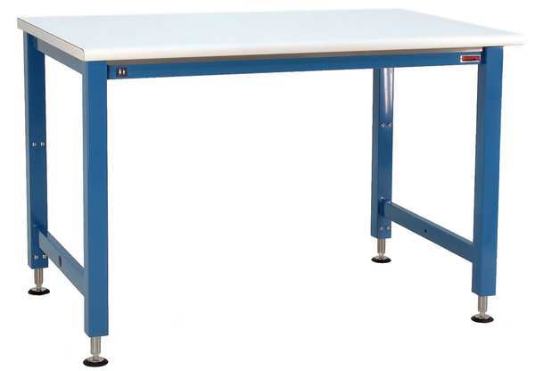 Benchpro Electric Workbenches, ESD Laminate, 96" W, 30" to 42" Height, 1000 lb., Straight AED3696