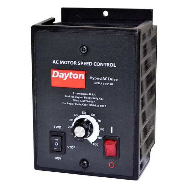 Dayton Variable Freq Drive, 1/2HP, 120/208-240V 13E660