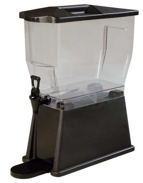 Carlisle Foodservice Beverage Dispenser, Single, 3 Gal, Black 1085003