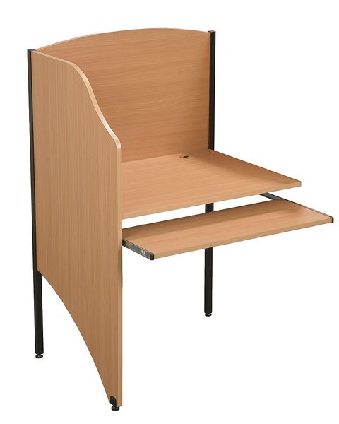 Mooreco Deluxe Add-A-Carrel, Teak 89869