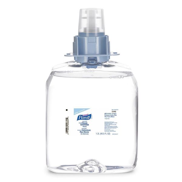 Purell Hand Sanitizer Foam, 1200mL FMX-12 Refill, PK3 5192-03