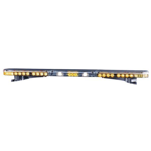 Code 3 Lightbar, LED, Halogen, Amber, Perm, 52 In 21TRPL5212