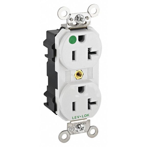 Leviton Receptacle M8300-W