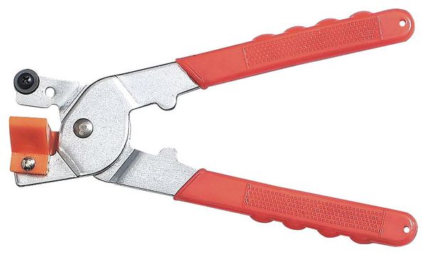 Westward Tile Cutting Pliers, 8 In, Orange, Carbide 13P558