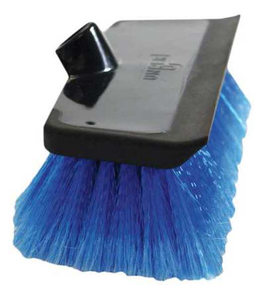Unger 10 in W Soft Brush Head, Not Applicable L Handle, 4 in L Brush, Blue, Polypropylene, 4 in L Overall 16970