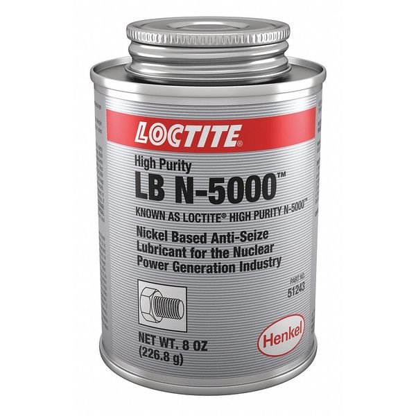 Loctite Anti Seize, High Purity, 8 oz. Can LB N-5000(TM) 234280