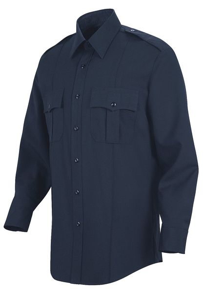 Horace Small New Generation Stretch Dress Shirt, Navy HS1445 20 36