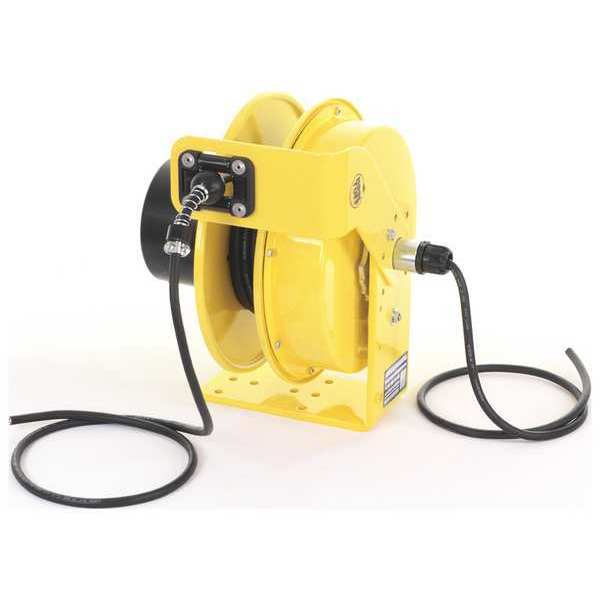 Kh Industries 30 ft. 14/4 Extension Cord Reel 12 Amps 0 Outlets 600VAC Voltage RTFD4L-WW-B14G