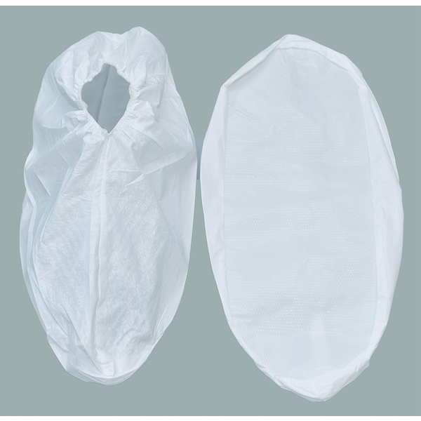 Action Chemical Shoe Covers, L, White, PK200 1070