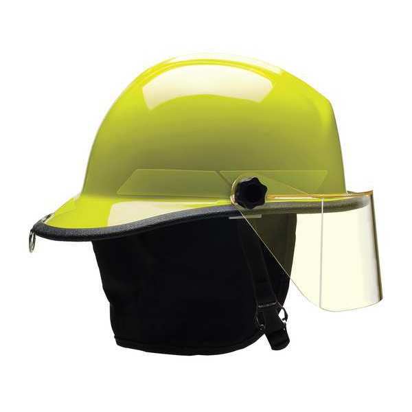 Bullard Fire Helmet, Lime-Yellow, Thermoplastic PXSLY