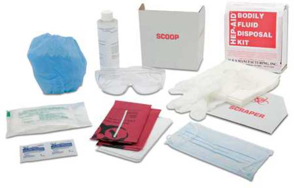 Honeywell Bloodborne Pathogen Bodily Fluid Clean-up Kit 55BF129