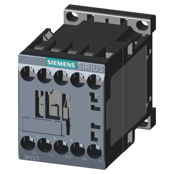 Siemens IEC Magnetic Contactor, 4 Poles, 24 V DC, 9 A, Reversing: No 3RT23161BB40