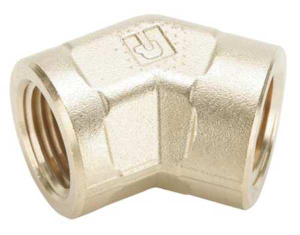 Parker Brass Dryseal Pipe Fitting, FNPT x FNPT, 1/2" Pipe Size 1201P-8-8