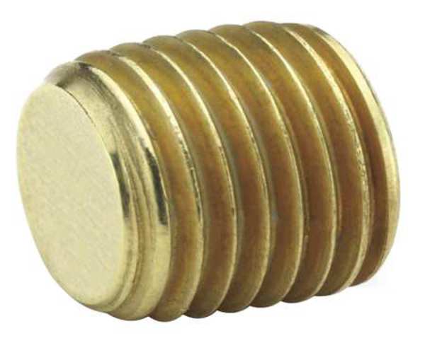 Parker Brass Countersink Plug, MNPT, 1/2" Pipe Size VS219P-8
